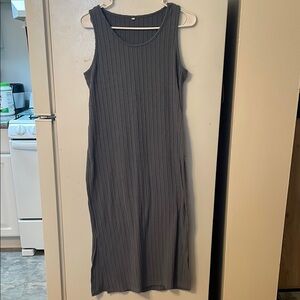 Oversized Small Sleeveless Dress‎
